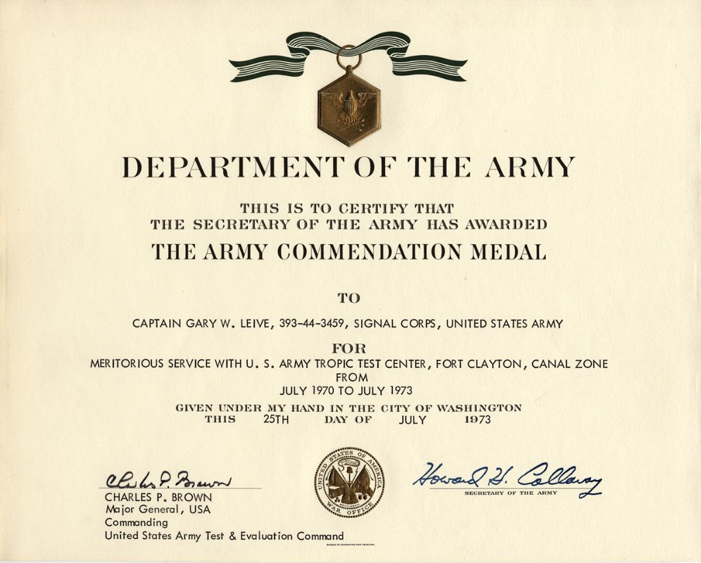 Army Commendation Medal